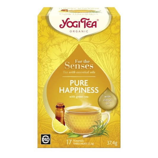 Yogi Tea Pure Happiness biologische thee met citroengras en gember