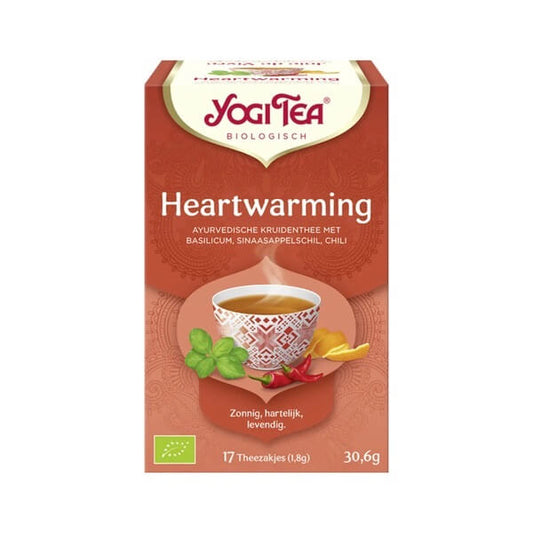 Yogi Tea Heartwarming biologische kruidenthee met basilicum en sinaasappel