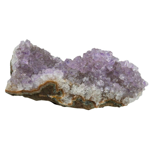 Ruwe Braziliaanse amethist met paarse kristallen, natuurlijk mineraal van circa 225 tot 275 gram