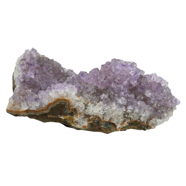 Ruwe Braziliaanse amethist met paarse kristallen, natuurlijk mineraal van circa 225 tot 275 gram