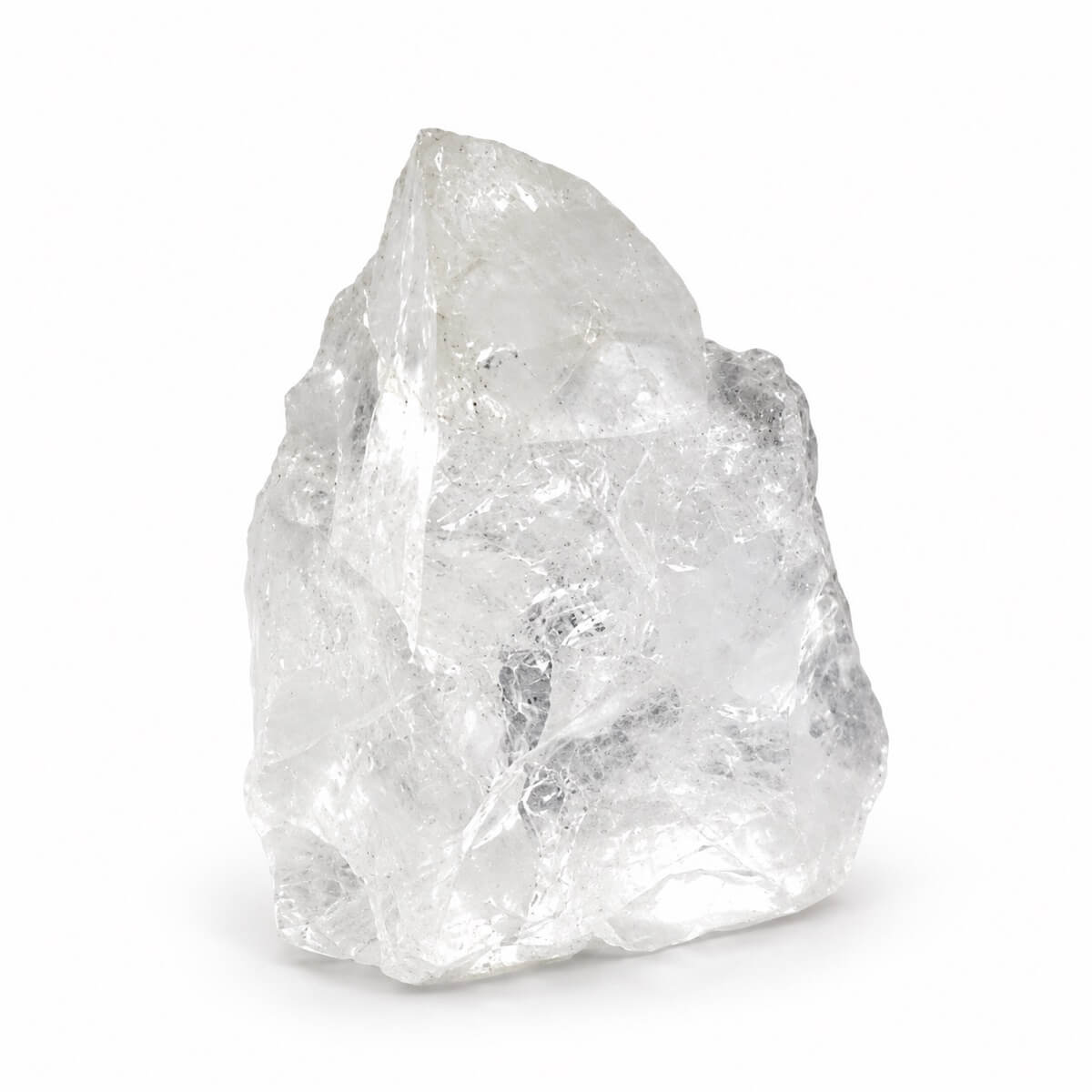 Ruwe bergkristal steen van circa 3 tot 5 cm