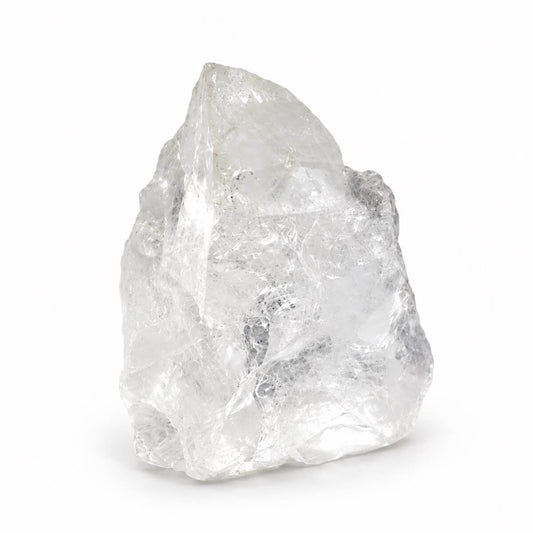 Ruwe bergkristal steen van circa 3 tot 5 cm