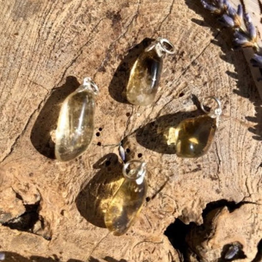 Natuurlijke citrien edelsteen hanger voor aan ketting
