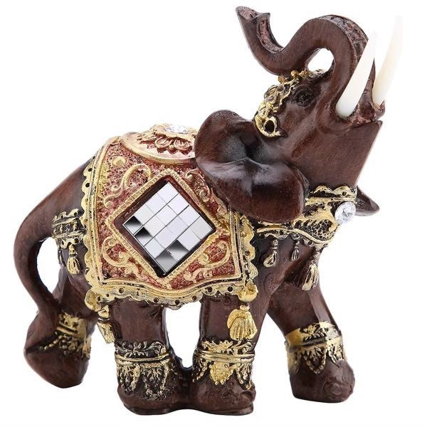 Handgemaakt olifant beeldje met feng shui betekenis