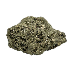 Onbewerkte pyriet edelsteen met sprankelende structuur voor krachtige energie en innerlijke stevigheid