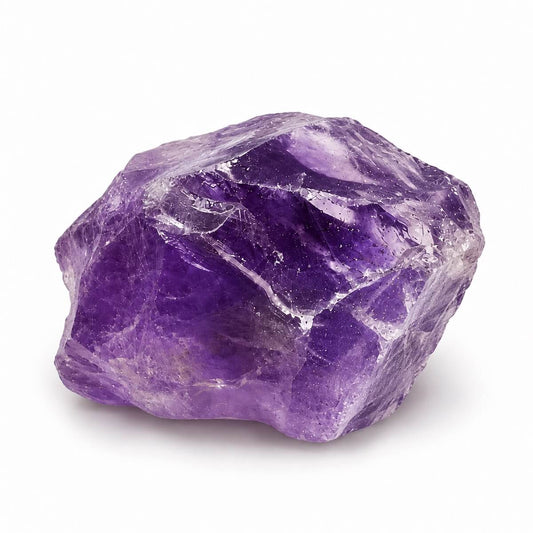 Paarse amethist kristalsteen van circa 3-5 cm