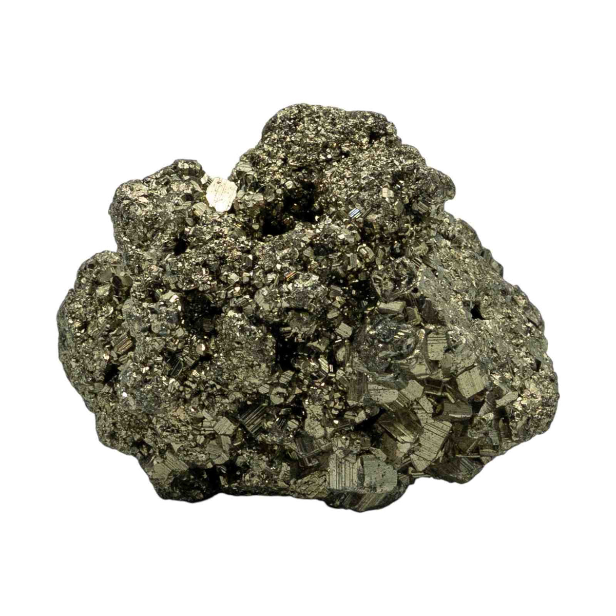 Energieke ruwe pyriet edelsteen met natuurlijke glans voor bescherming en versterking van wilskracht