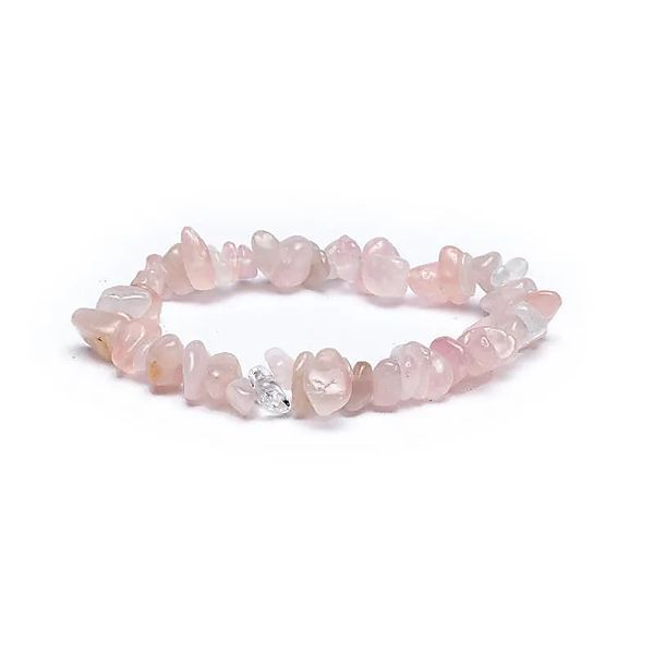 Rozenkwarts edelsteen armband voor liefde en harmonie
