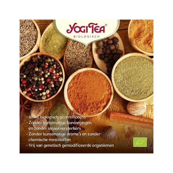 Gezonde en duurzame Yogi Tea voor ontspanning, energie of warmte